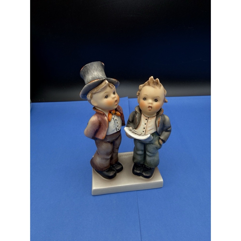 Hummel "Duet" #130 Boys‎ Singing Vintage Figurine TMK-3 by Goebel W.Germany